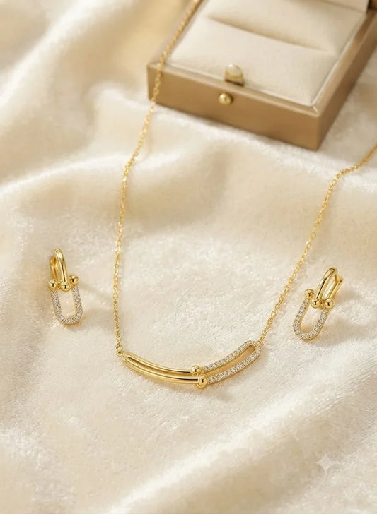 Pavé Link Jewelry Set