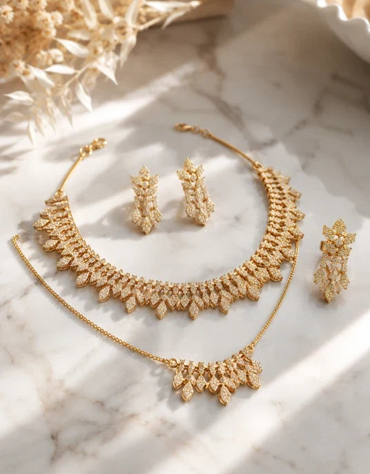 Beautiful Elegant Bridal Jewelry Set