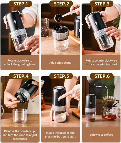 Denx - Portable Electric Coffee Grinder