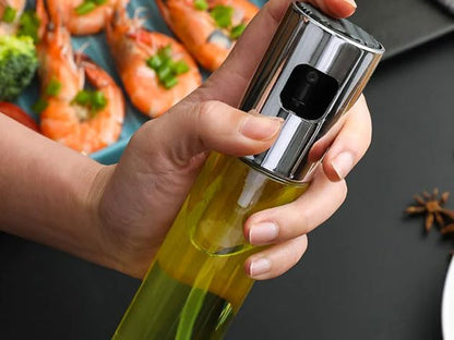 2-in-1 Oil Sprayer & Dispenser Bottle | Premium Kitchen Essential
