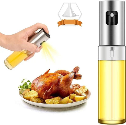2-in-1 Oil Sprayer & Dispenser Bottle | Premium Kitchen Essential